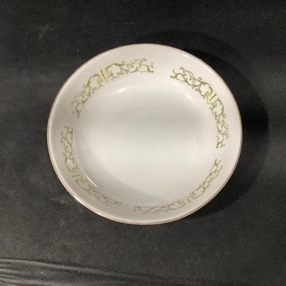 Bell Flower‎ Fine China, Set of 3 Saucers & 1 Cereal Bowl, Porcelain Tableware